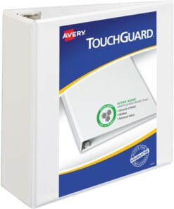 White Avery® TouchGuard View 3 Ring Binder