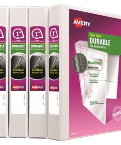 Avery® Durable View 3 Ring Binder 4 PACK