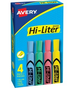 Avery® Hi-Liter Desk-Style Highlighters