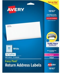 Avery® Laser & Inkjet Return Address Labels