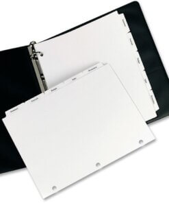 Avery® 3-Hole Punched Copier Tabs