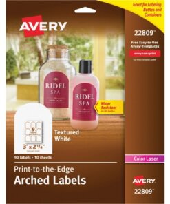 Avery® Arched Labels - Sure Feed - Print-to-the-Edge