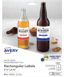 Avery® Removable Durable Labels -Sure Feed Technology