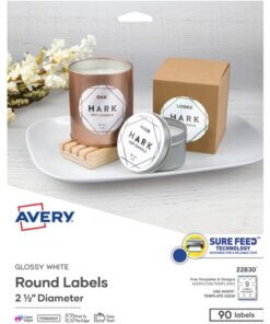 Avery® Circle Labels - Sure Feed Technology