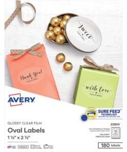 Avery® Sure Feed Glossy Labels