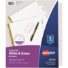 Avery® Big Tab Eraseable Write-On Dividers