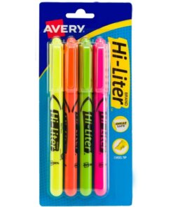 Avery® Pen-Style, Assorted Colors, 4 Count (23545)
