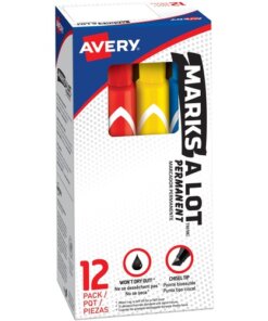 Avery® Marks A Lot Permanent Markers - Large Desk-Style Size