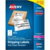 Avery® Repositionable Shipping Labels - Sure Feed Technology