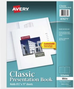 Avery® White Presentation Book