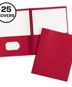 Red Avery® Letter Report Cover
