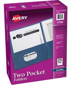 Dark Blue Avery® Letter Pocket Folder