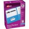 Light Blue Avery® Letter Pocket Folder