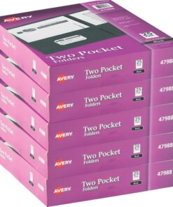 Avery® Letter Pocket Folder 5 pack