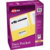 Yellow Avery® Letter Pocket Folder