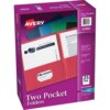 Assorted Avery® Letter Pocket Folder