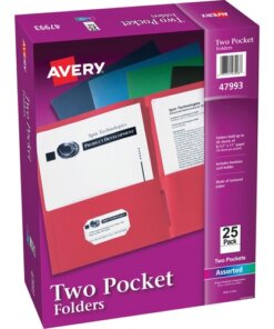 Assorted Avery® Letter Pocket Folder