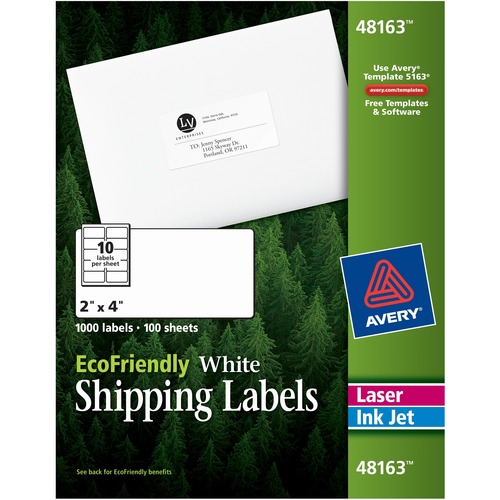 Avery® EcoFriendly Shipping Label