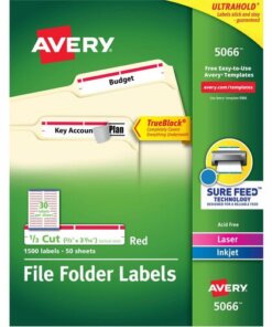 Avery® TrueBlock File Folder Labels