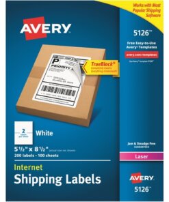Avery® White Shipping Labels