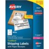 Avery® White Shipping Labels w/ Receipt