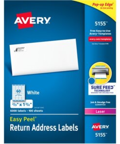 Avery® Easy Peel Mailing Laser Labels