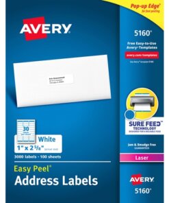 Avery® Easy Peel® Address Labels with Sure Feed™ Technology