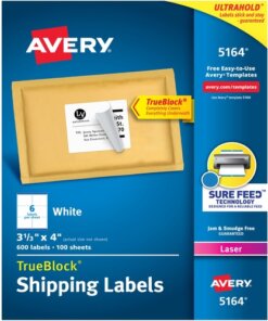 Avery® Easy Peel White Shipping Labels