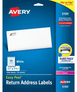 Avery® Easy Peel Mailing Laser Labels