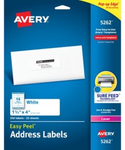 Avery® Easy Peel Mailing Laser Labels