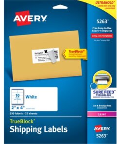 Avery® Easy Peel White Shipping Labels