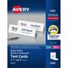 Avery® Printable Embossed Tent Cards - Uncoated - 2-Sided Printing