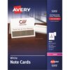 Avery® Printable Note Cards, Two-Sided Printing
