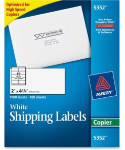 Avery® Shipping Label