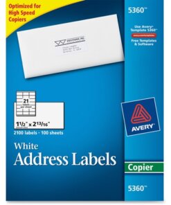 Avery® Copier Address Labels