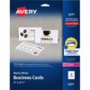 Avery® 2" x 3.5" Business Cards, Sure Feed(TM), Laser, 250 (5371)