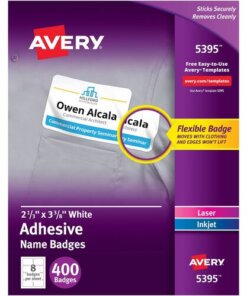Avery® Adhesive Name Badges