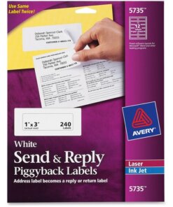 Avery® Send & Reply Piggyback Labels