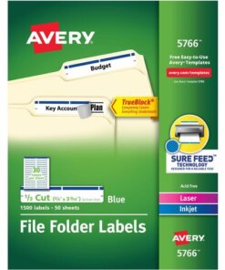 Avery® TrueBlock File Folder Labels