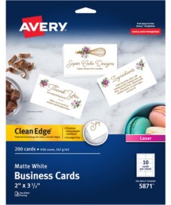 Avery® Clean Edge Business Cards