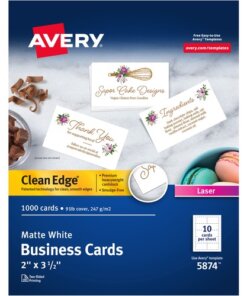 Avery® Clean Edge Business Cards