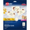 Avery® Business Cards, Ivory, True Print(R) Two-Sided Printing, 2" x 3-1/2" , 200 Cards