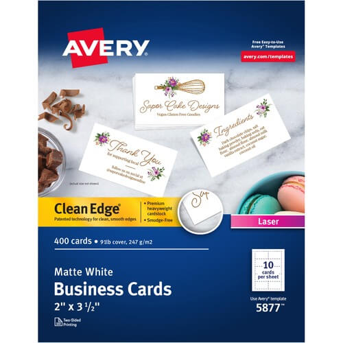 Avery® Clean Edge Business Cards