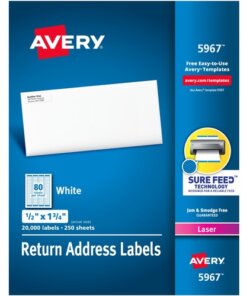 Avery® Easy Peel Mailing Laser Labels