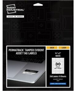 Avery® PermaTrack Tamper-Evident Asset Tag Labels