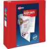 Avery® Heavy-Duty View Red 4" Binder (79326)
