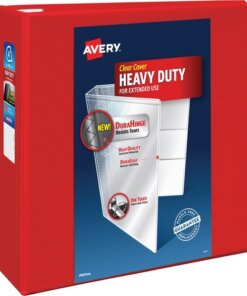 Avery® Heavy-Duty View Red 4" Binder (79326)