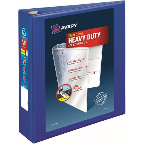 Avery® Heavy-Duty View Binders - Locking One Touch ED Rings
