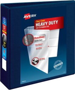 Avery® Heavy-Duty View Navy Blue 3" Binder