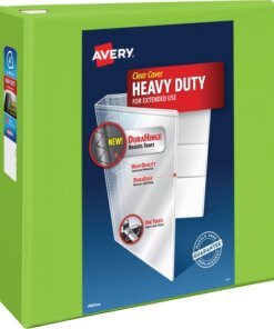 Avery® Heavy-Duty View Chartreuse 4" Binder (79812)